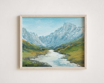 Rocky Mountain Art Print, "Quiet", by Hannah Beimborn