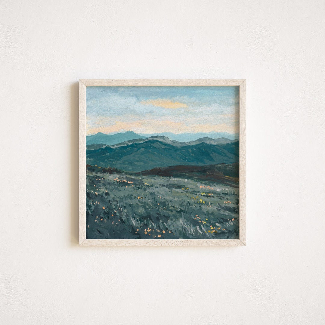 Smoky Mountain Art Print, 
