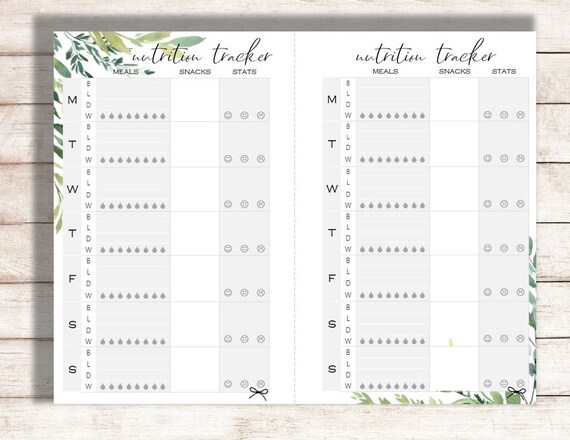 exercise tracker printable nutrition tracker printable exercise log eating log food tracker food log health tracker printable food and exercise trackers