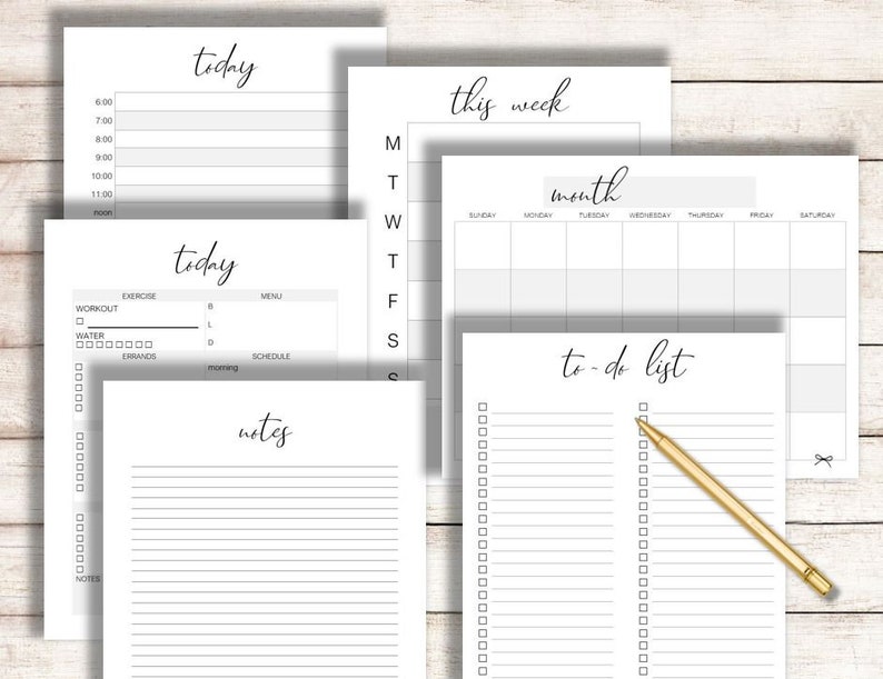 Editable Calendar Printable, Everyday Calendar printable, Weekly Calendar Printable, Month to month Calendar Printable, Calendar Printable Fastened. photograph regarding Daily Calendar Printable named Editable Calendar Printable, Day by day Calendar printable, Weekly Calendar Printable, Month-to-month Calendar Printable, Calendar Printable Fastened.