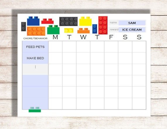 Behavior And Chore Chart