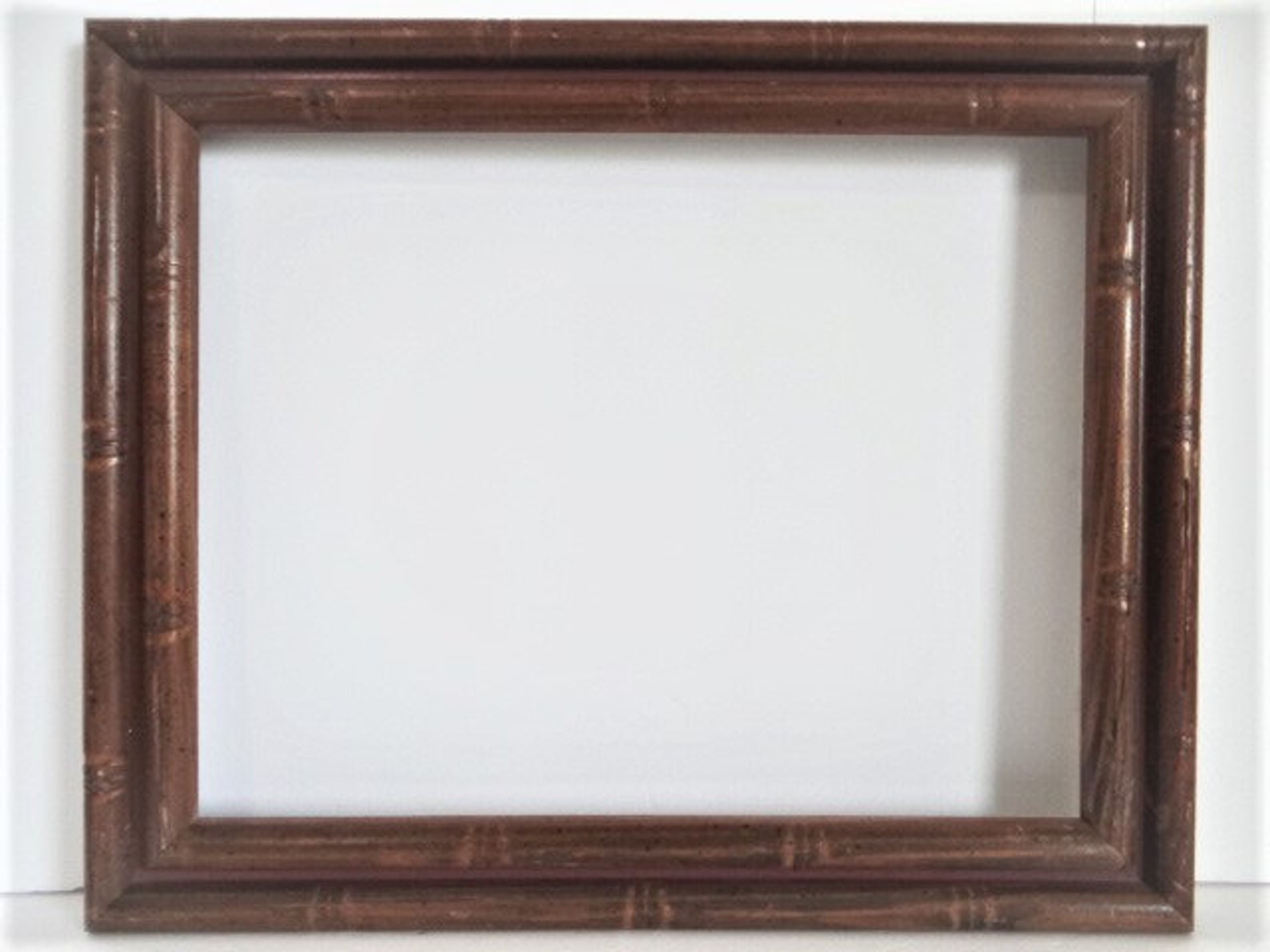 Vintage Wood Frame 11x14 Faux Bamboo Wood Frame 16 inch Etsy