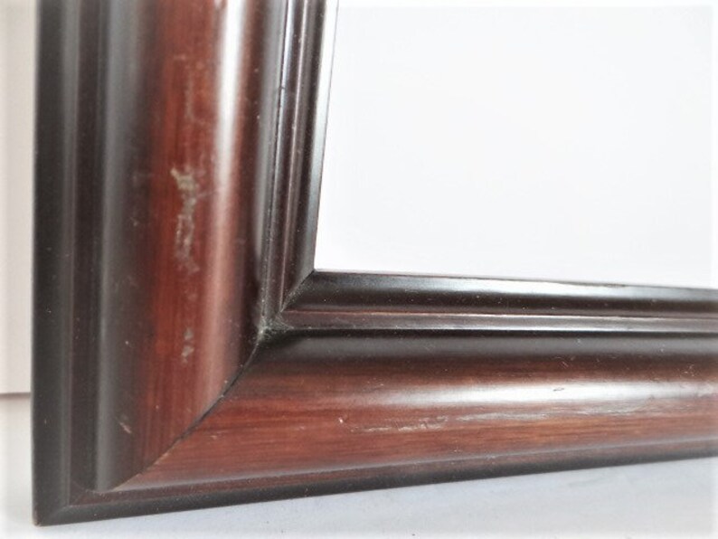 2 Vintage Wood Rectangular Frames Photo Picture Embroidery Wedding Frames Mid Century Art Lot Gallery Wall Hangings Frames