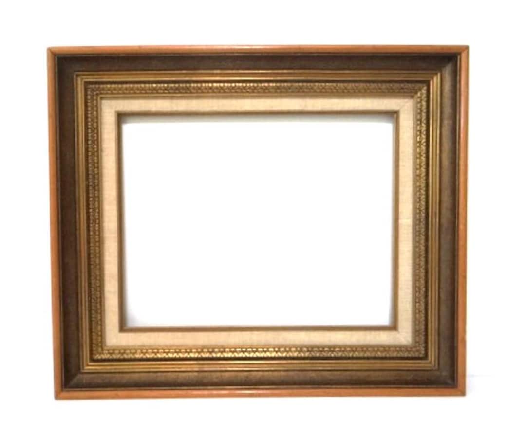 Vintage Gold 19-inch Frame 11x14 Wood Deep Well Gold Gilded Midcentury ...