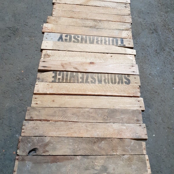 1,33 EUR/pièce 20 planches en bois provenant d'anciennes caisses de fruits