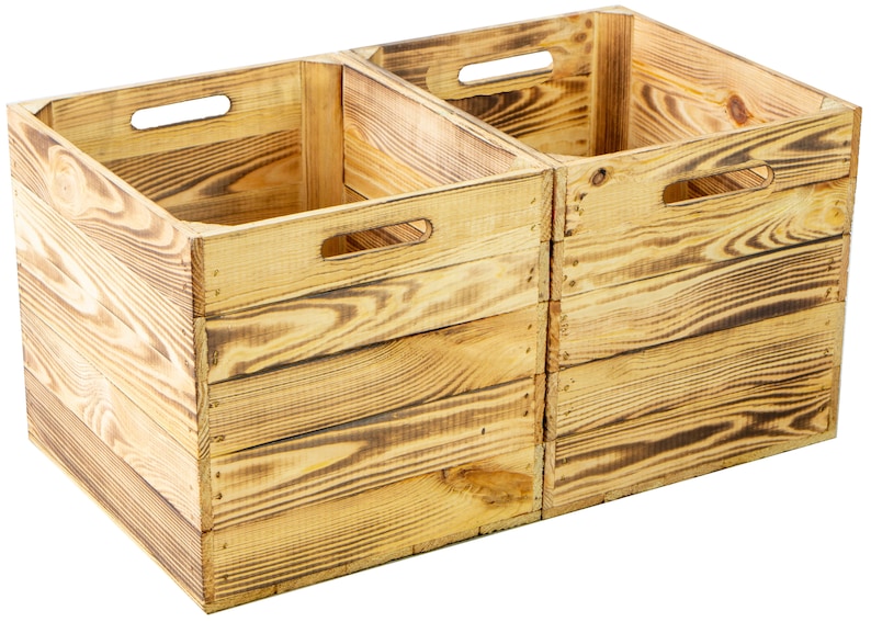 3 set boîte en bois moulée pour Kallax et expeditregale Kallaxkiste Boîte à vin Boîte à étagères De Rangement image 8