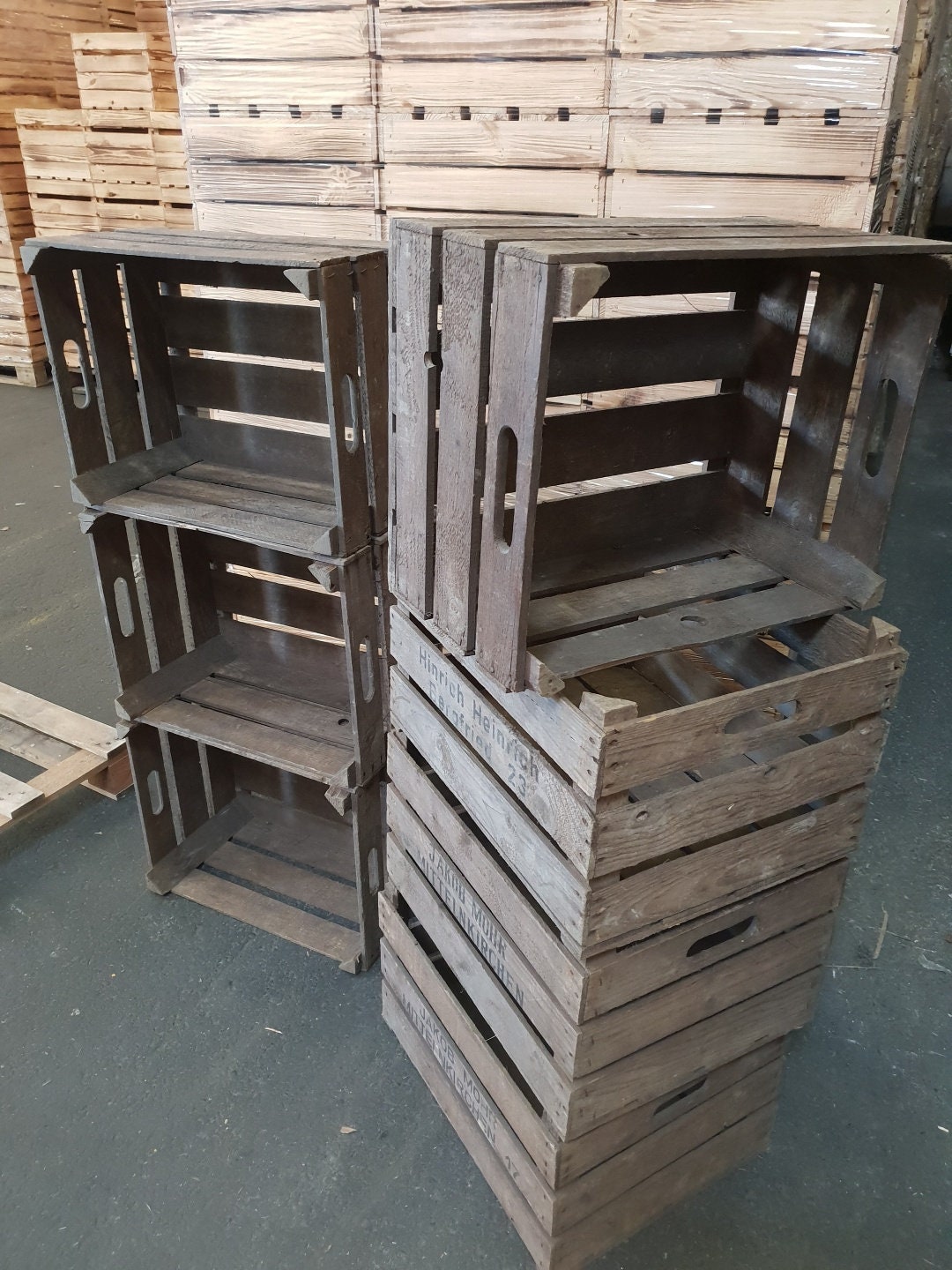 Old Wooden Crates for sale Only 4 left at 75