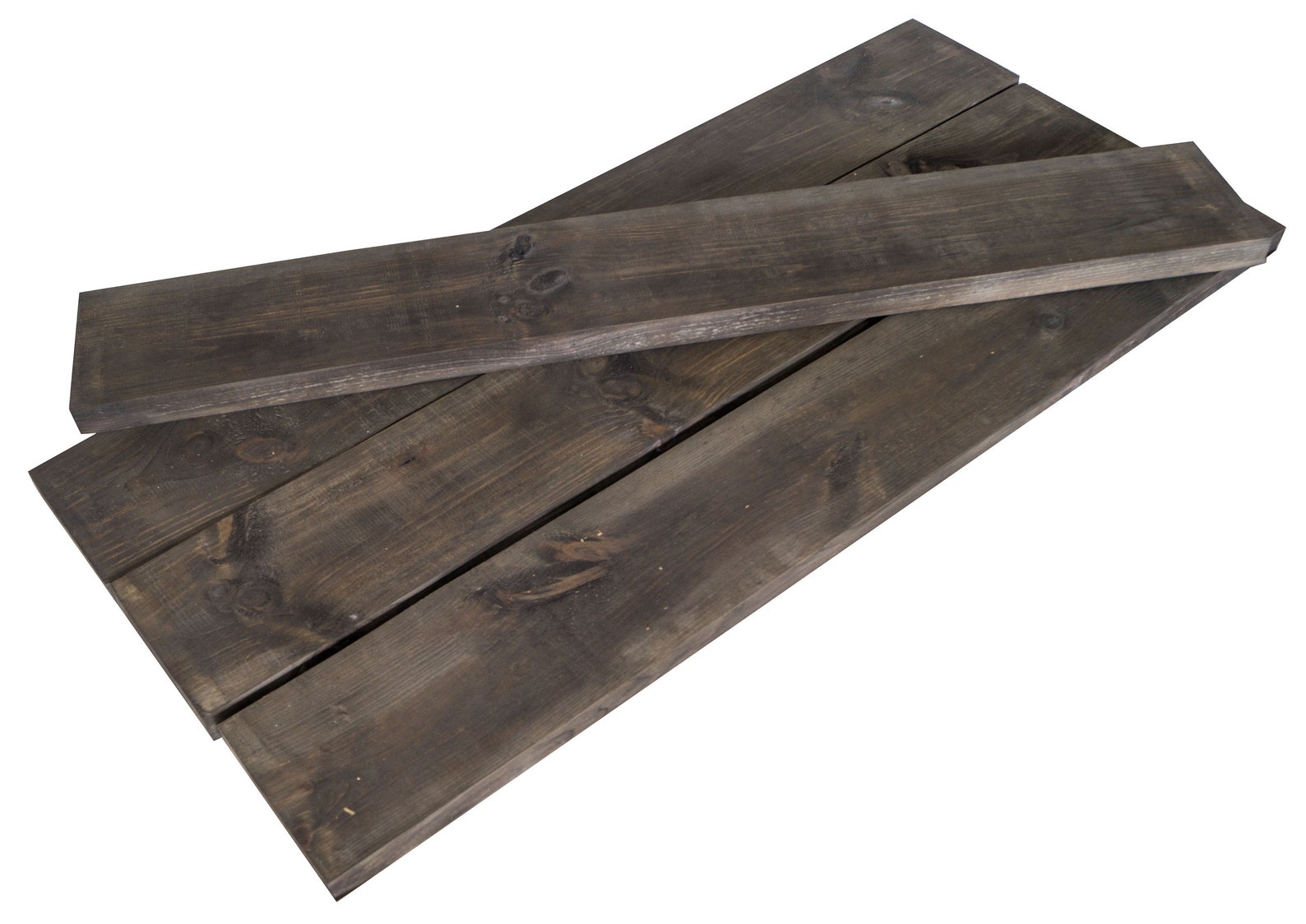 tablón de madera grande negro vidriado 100 cm x 145 cm Etsy España