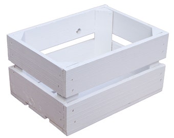 Small wooden box "Frieda" white
