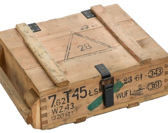 13,90 EUR/pièce. Boîte à munitions coffre en bois coffre au trésor T45 comme marchandise B