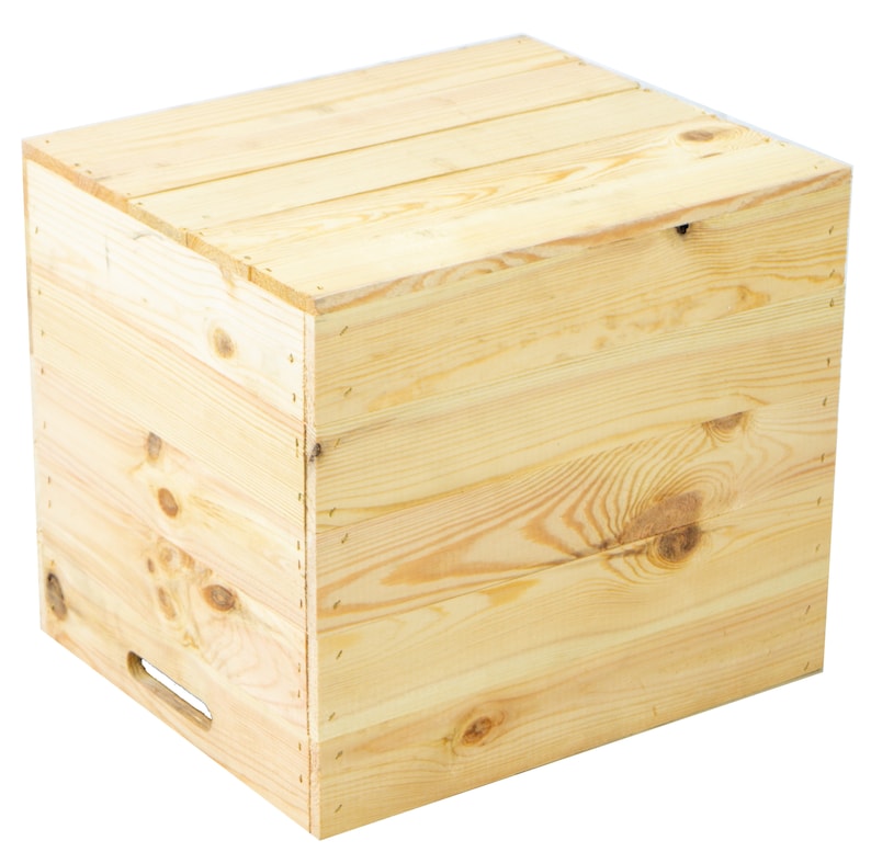 Ensemble de 4 caisses en bois naturel adaptées aux étagères Kallax et Expedit image 7