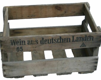 1x original Palatinate wine crate vintage fruit crate wooden crate fruit crate wine crate shabby