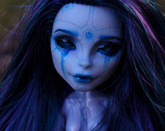 Elle Monster High Doll Repaint Faceup