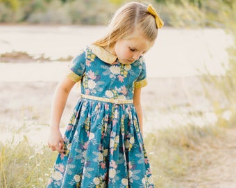 Wendy's Classic Collar Dress | PDF downloadable Sewing Pattern Toddlers Girl Sizes 2T-12