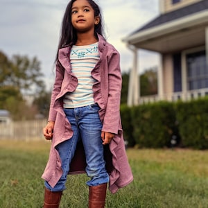 Girls 2025 duster sweater
