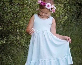 Knit Patricia's Bodice Add On. Downloadable PDF Sewing Pattern for Girl and Toddler Sizes 2T-12