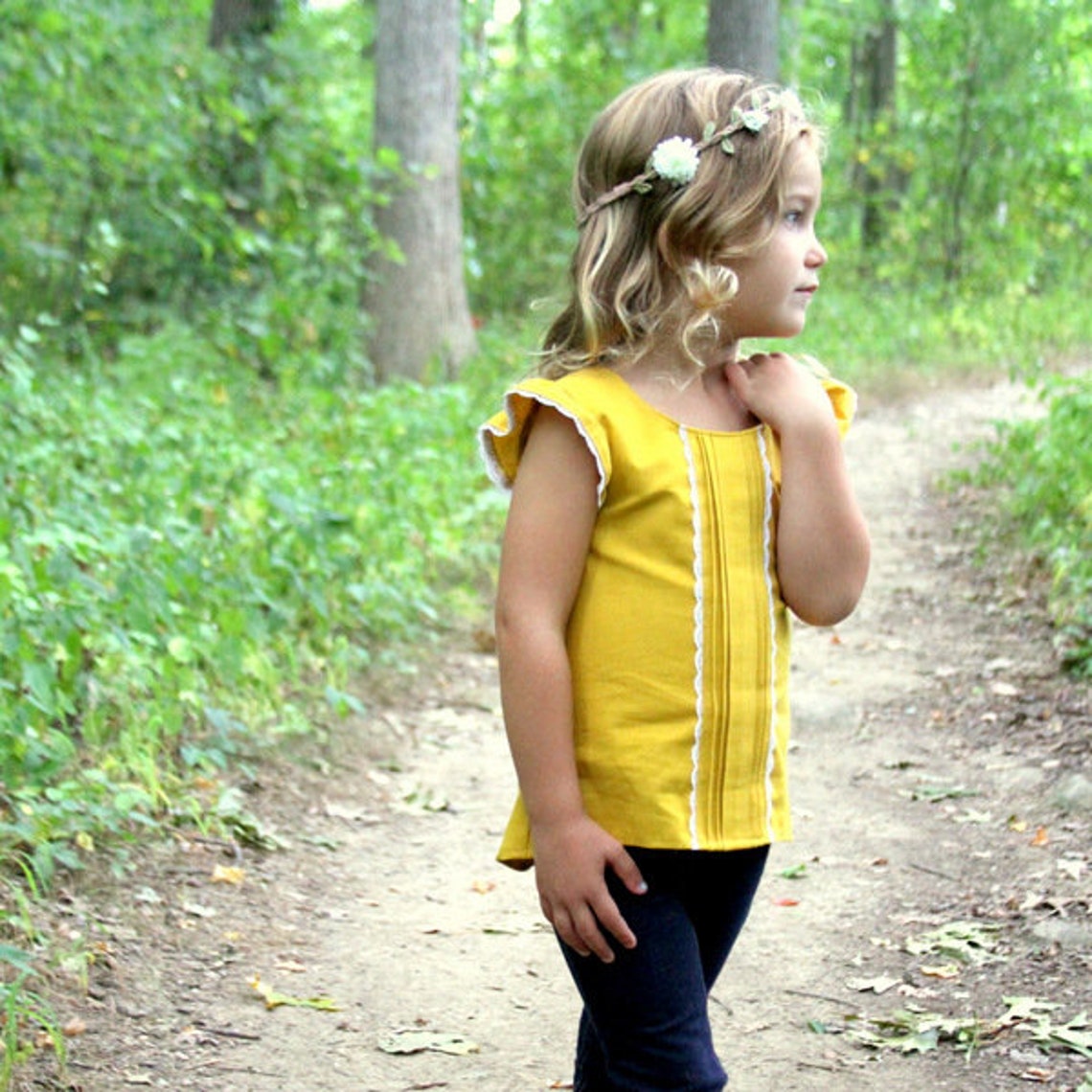 Helena’s Button Back Pintuck Pleated Top & Dress. PDF | Etsy
