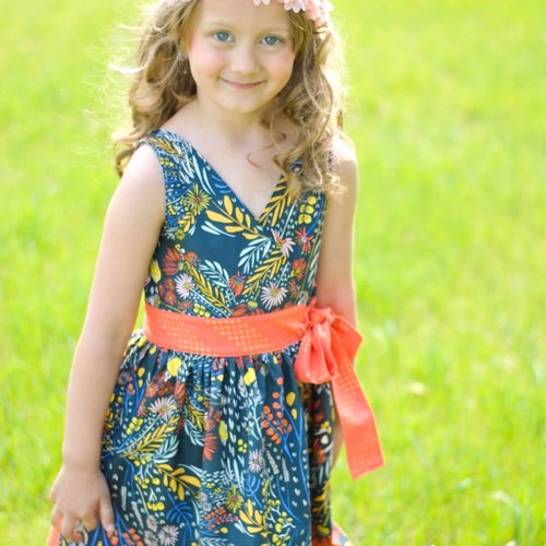 Megan's Wrap Top & Dress. PDF Sewing Pattern for Toddler - Etsy