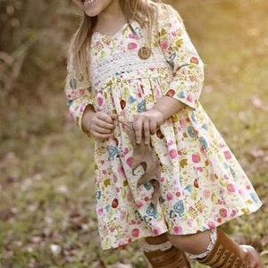Brenda's Bow Back Top & Dress. PDF sewing pattern for toddler girl sizes 2t 12. image 3