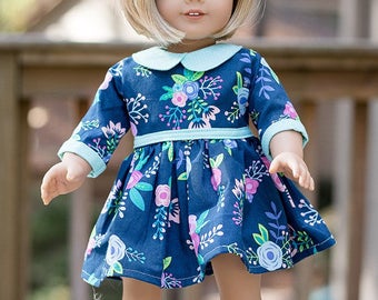 Dolly Wendy. PDF downloadable sewing patterns for DOLLS American Girls, Bitty Baby, Wellie Wishers 14, 15 & 18 inch.