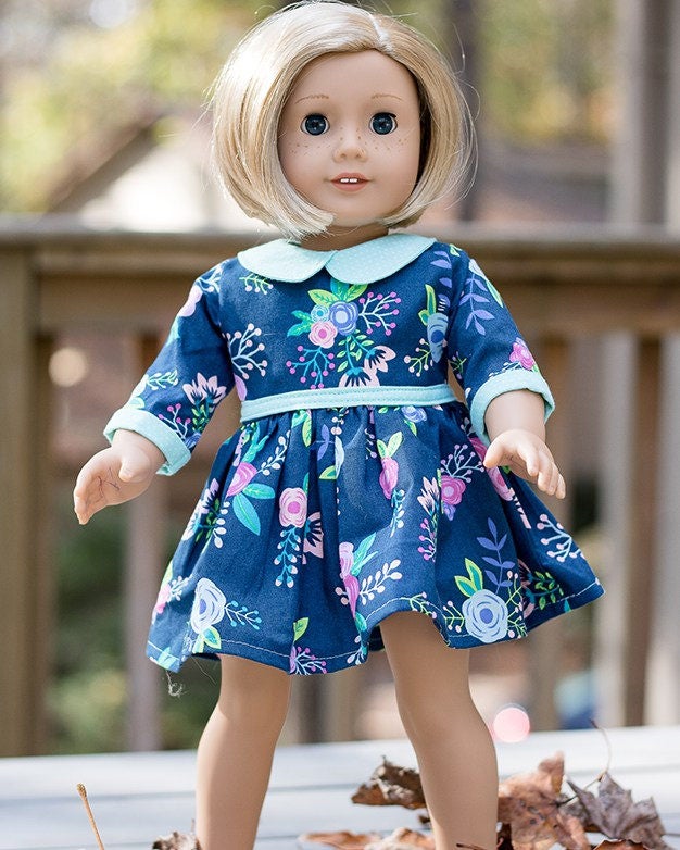 Dolly Wendy. PDF downloadable sewing patterns for DOLLS American Girls, Bitty Baby, Wellie Wishers 14, 15 & 18 inch.