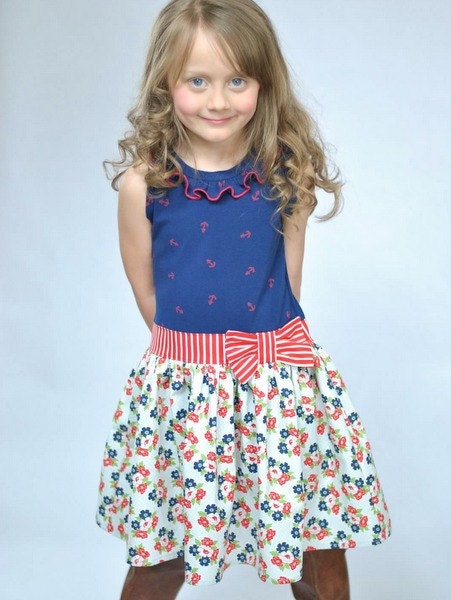 Phoebe's Drop Waist Dress. PDF Sewing Pattern for Toddler | Etsy
