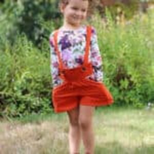 Maggies High Waisted Shorts . PDF sewing patterns for girls sizes 2t-12 image 8