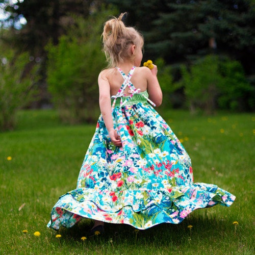 Mia's Tieback Top Dress & Maxi. PDF Sewing Pattern for - Etsy