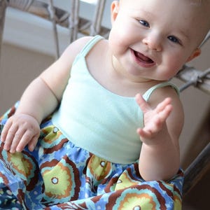 Knit Baby Bella Bodice Add-On MUST Purchase Woven Version for Skirt. PDF Sewing Pattern for Sizes NB-24Months. 画像 4