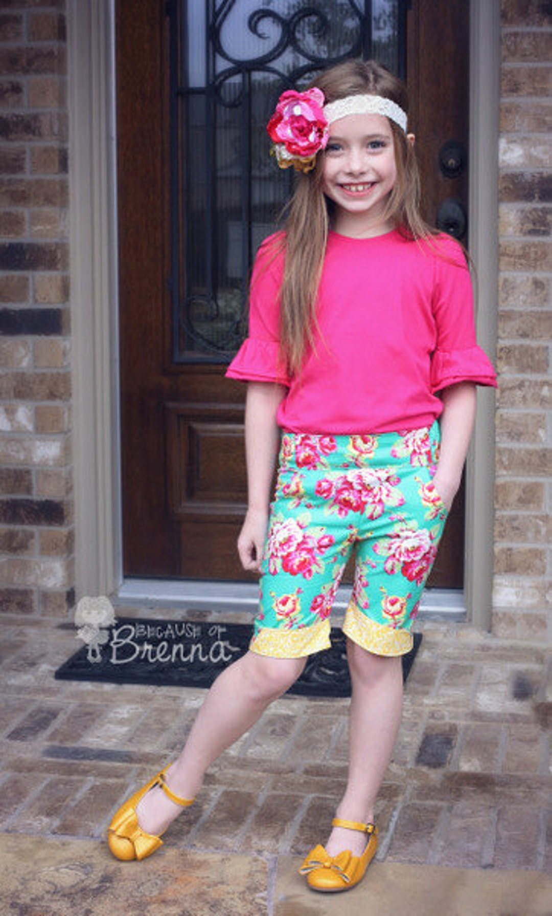 Toddler SS26 Stitch Detail Bermuda Shorts (1-7y) - 2 Colors