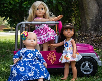 Dolly Rayann PDF Pattern for Sizes 14″ 15″ & 18″ (Bitty Baby, Wellie Wisher, American Girl equivalent)