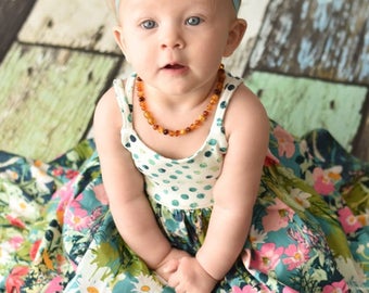 Knit Baby Bella Bodice Add-On – MUST Purchase Woven Version for Skirt. PDF Sewing Pattern for Sizes NB-24Months.
