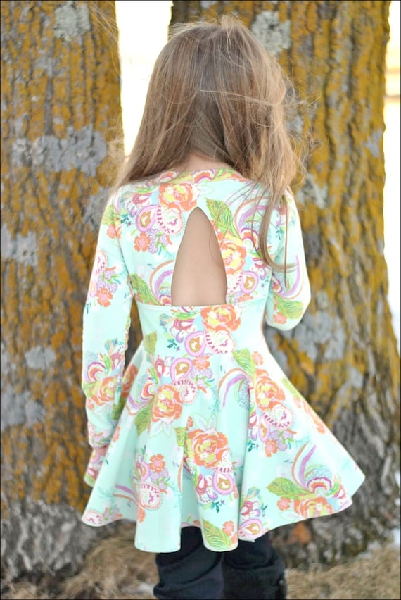 Paisley's Open Back Peplum Top & Dress. PDF Sewing Pattern - Etsy
