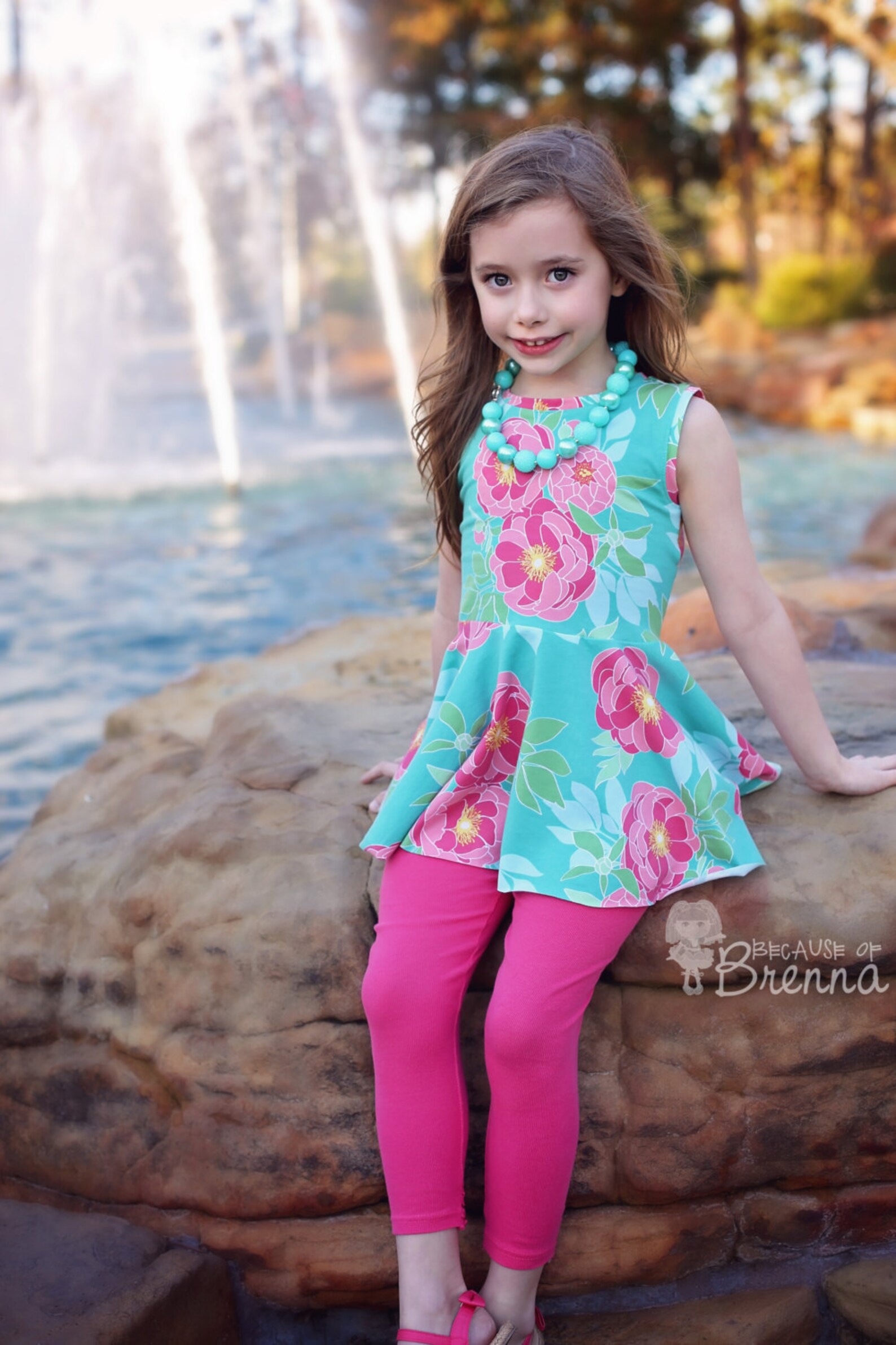 Paisley's Open Back Peplum Top & Dress. PDF Sewing Pattern Etsy