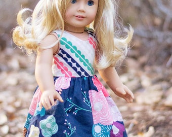 DOLL Ayda PDF Sewing Pattern for Sizes 14″ & 18″ (Wellie Wisher, American Girl equivalent)
