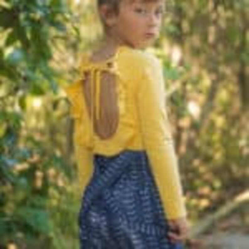 Maggies High Waisted Shorts . PDF sewing patterns for girls sizes 2t-12 image 7