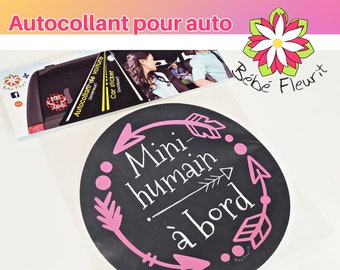 affiche bébé à bord , Baby on board, vinyl, great baby gift! human