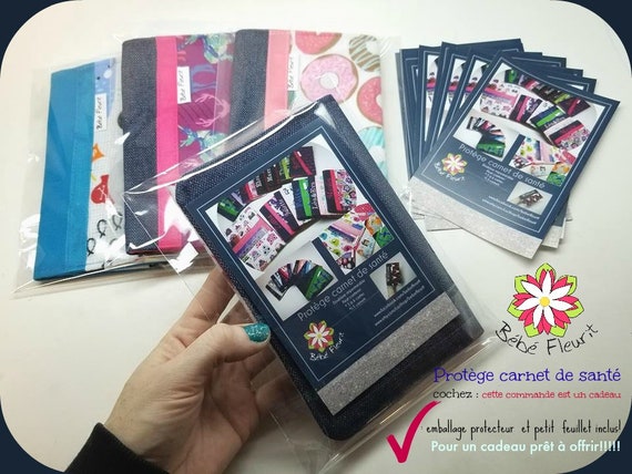 Immunization Booklet Health Cover Protege Carnet Vaccination Etsy
