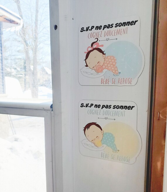 Svp Ne Pas Sonner Bebe Dort Aimant De Porte Cadeau Etsy Svp Ne Pas Sonner Bebe Dort Aimant De Porte Cadeau Etsy