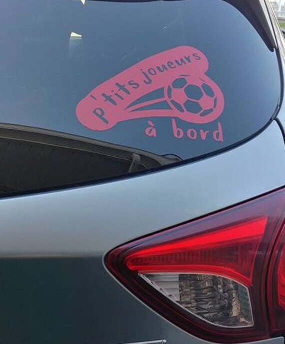 Vinyle Baby On Board Bebe A Bord Soccer Etsy Ireland