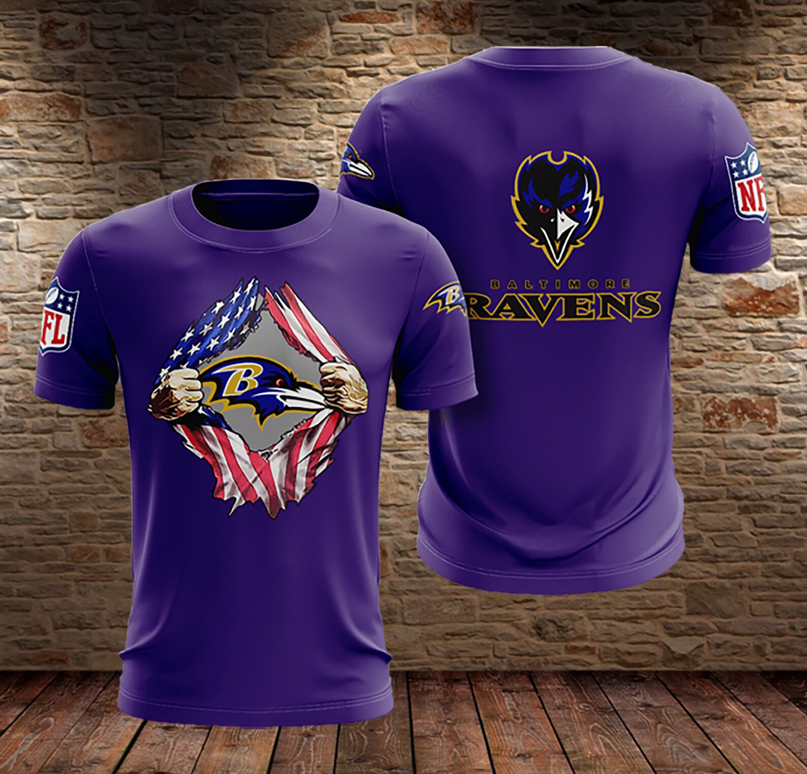 Baltimore Ravens Shirt NFL Shirt Baltimore Ravens Fan Shirt Etsy