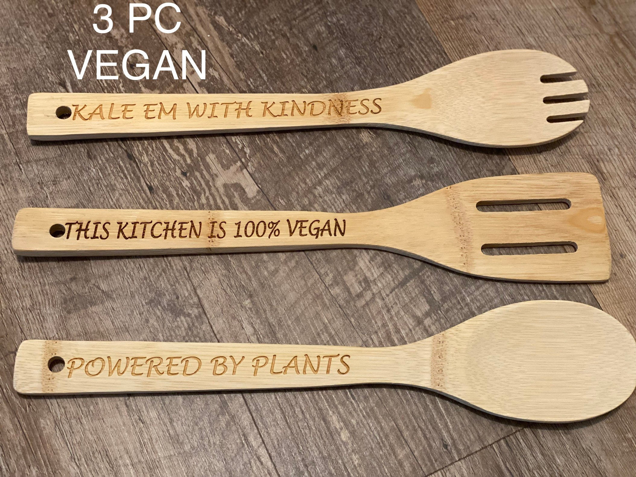  Wooden Spoons for Cooking, Funny Inspired Quotes Laser Engraved Cooking  Utensils Set,Kitchen Cooking Supplies, Bamboo Spoon Slotted Kitchen Utensil  Fun Gift Idea Housewarming Gift (Butterfly): Home & Kitchen