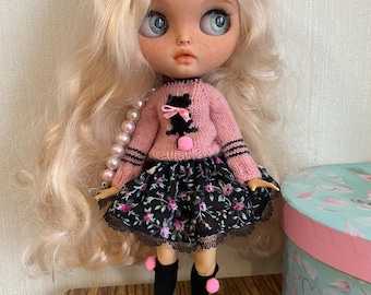 Calcetines de falda de suéter para Blythe