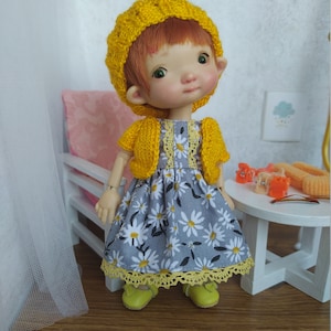 New! Irrealdoll Dress Bolero Takes PukiFee Lati Yellow Aquarius Big set &quot;Purple  spring&quot; BJD  15-17 сm for dolls of Tiny format