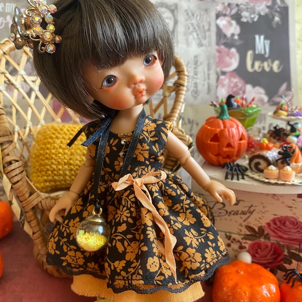 Dress Irrealdoll PukiFee Lati Yellow Aquarius BJD 15- 17 сm for dolls of Tiny format