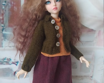 Jacket skirt MiniFee slim MSD BJD doll 42-45 сm