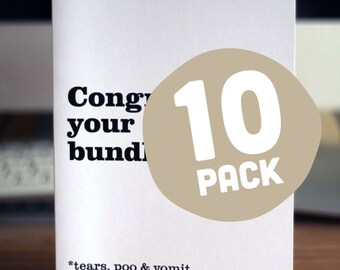 10 PACK / Assorted greeting cards