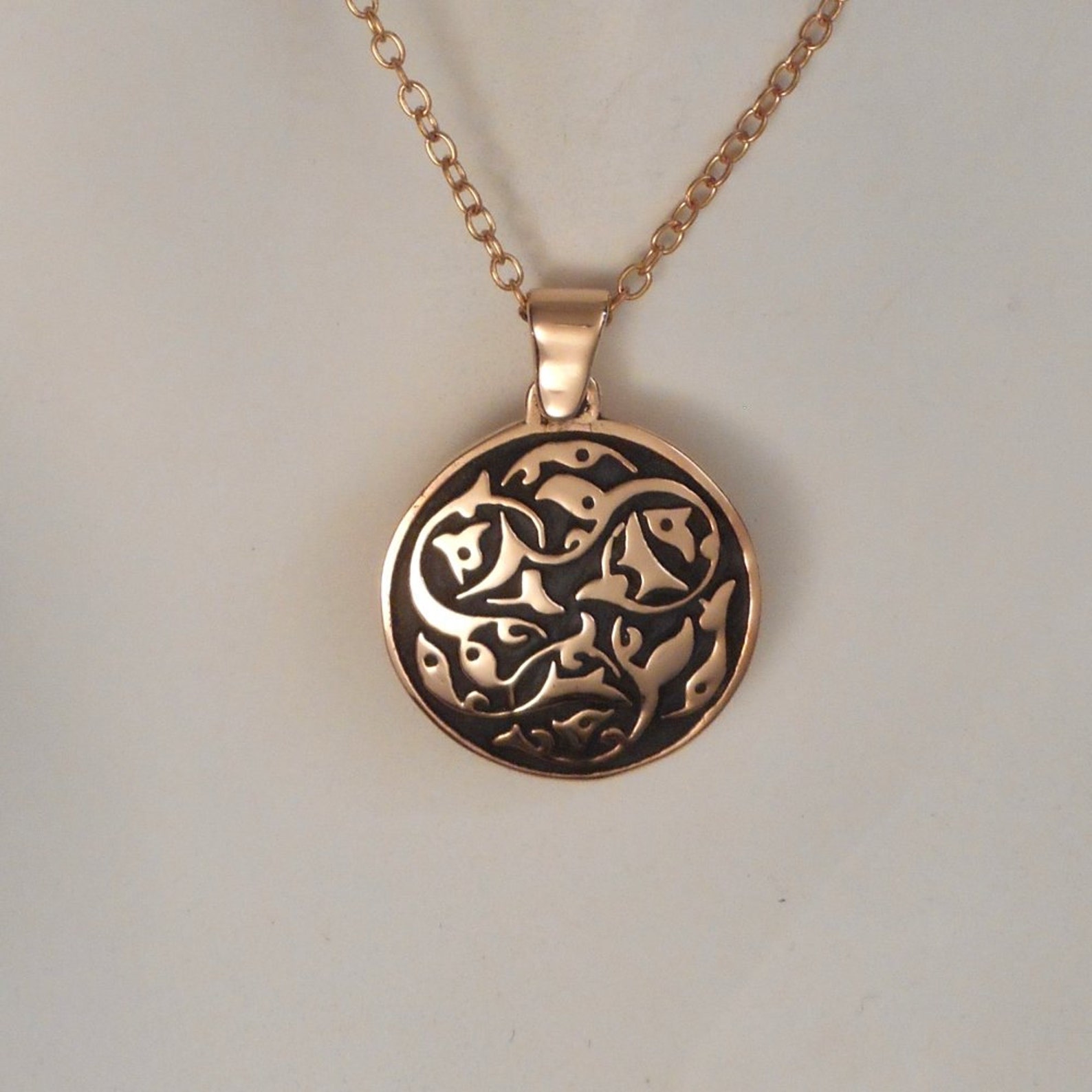 Bronze Persian Pendant Persian Necklace 8th Anniversary - Etsy