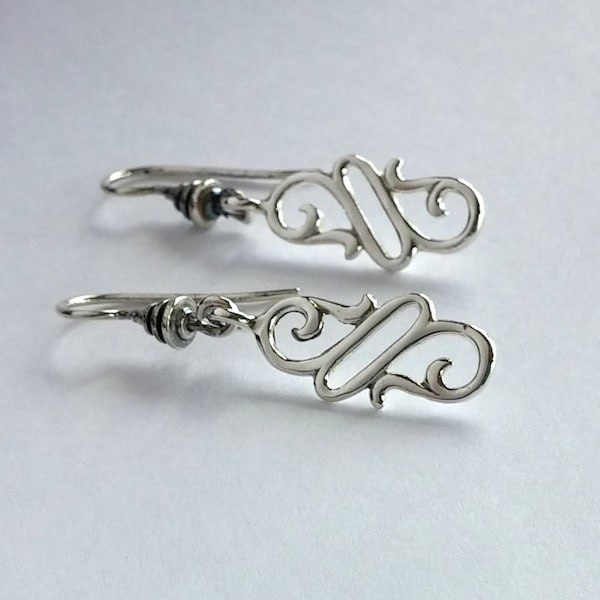 Scrolled Sterling Earrings main image 0