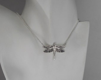 Sterling Silver Dragonfly Necklace